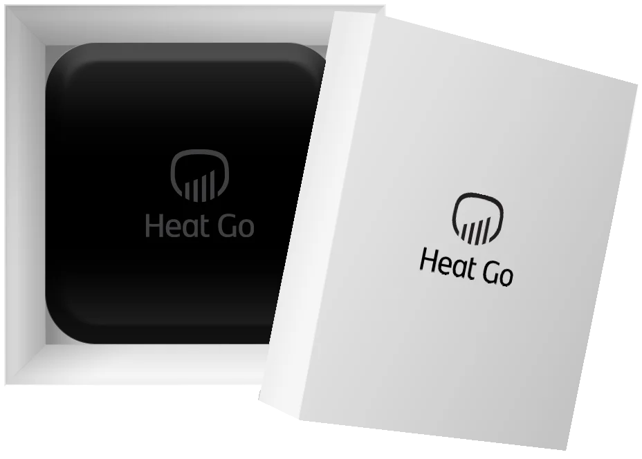 HeatGo product box with device